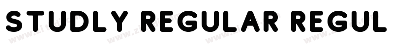 Studly Regular Regul字体转换